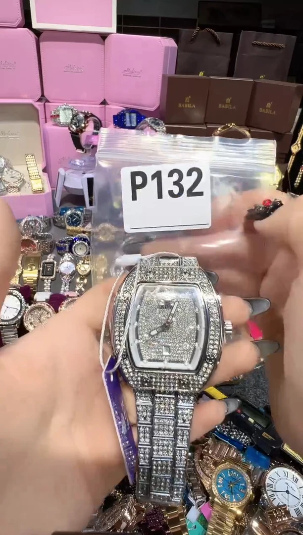 石英机芯不锈钢不锈钢直播定闪专用