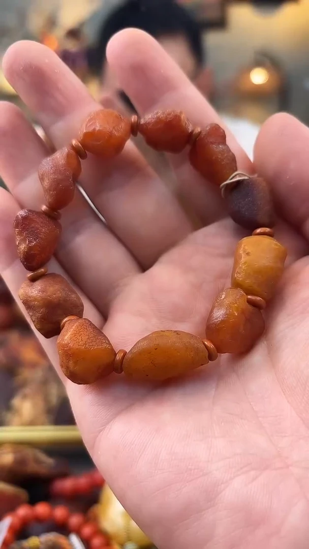 未镶嵌琥珀手串手串