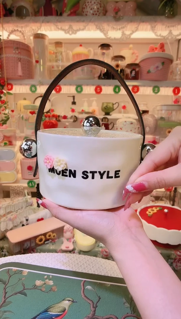 陶瓷糖果提桶——手工制作品质好！