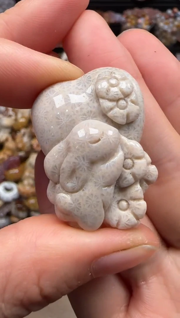 【闪购商品】硅化珊瑚（珊瑚玉）颈饰未镶嵌680