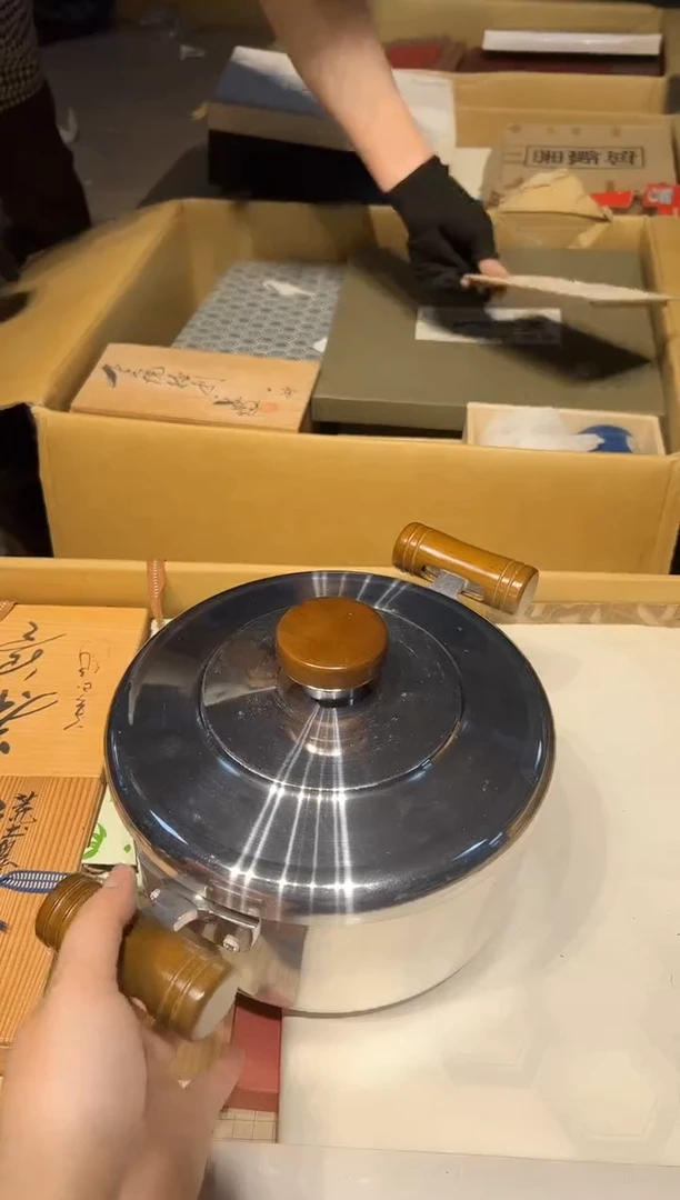 不锈钢茶周边中古品工艺品0104