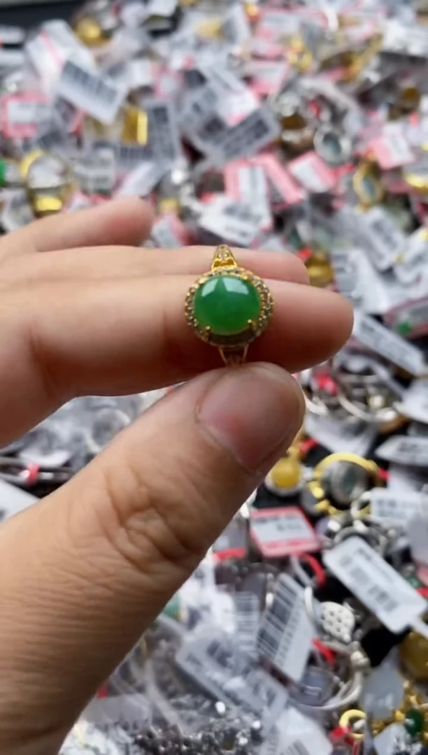 翡翠戒指银S925镶嵌10000000   8