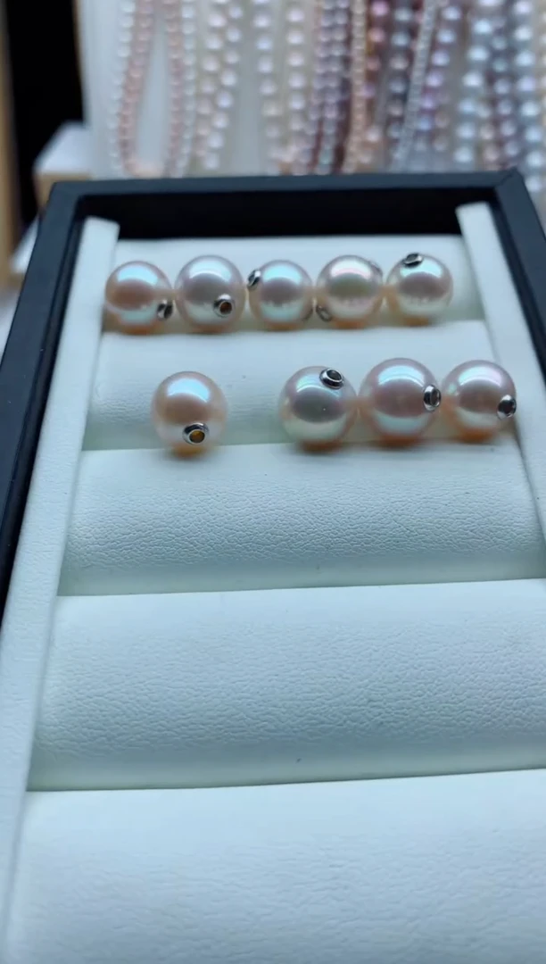 吊坠(不含链)银S925镶嵌淡水珍珠多样性发其一，非无暇