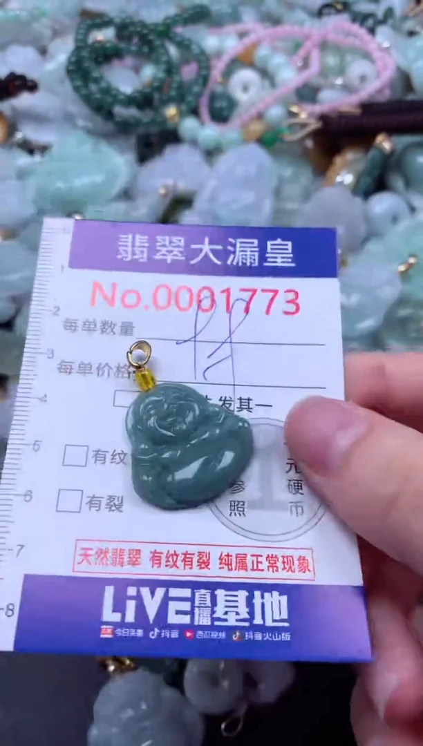 吊坠(不含链)未镶嵌翡翠1773
