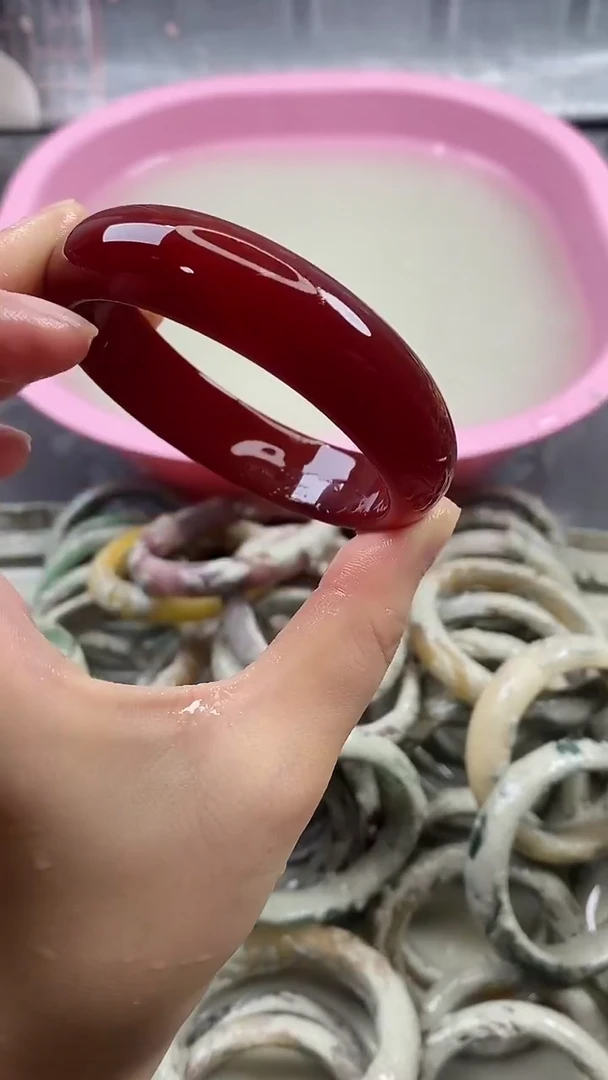 未镶嵌手镯石英质玉5