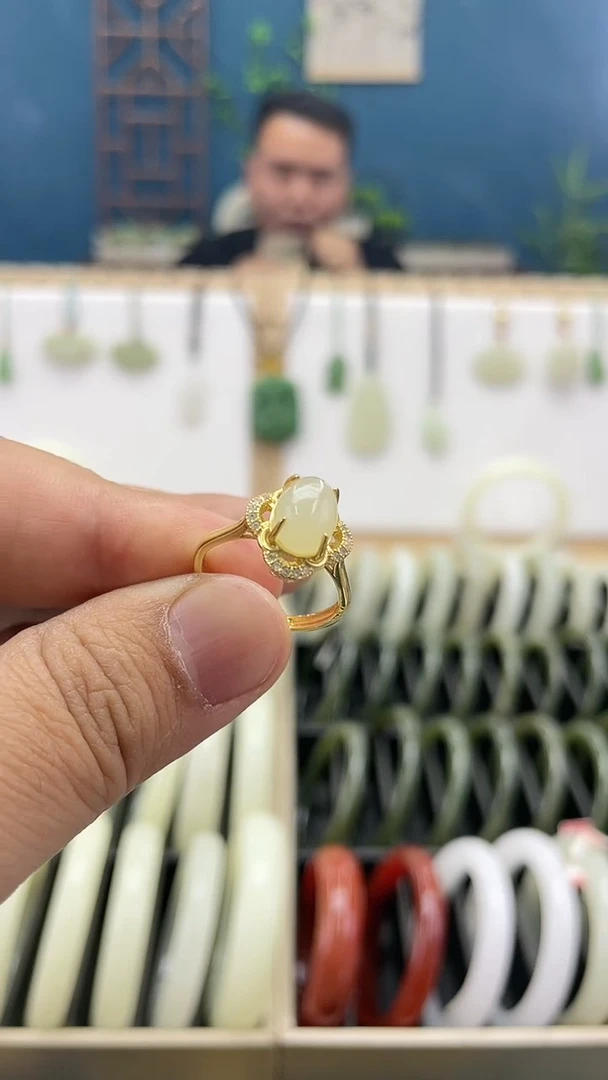 【闪购商品】和田玉戒指未镶嵌和田玉戒指