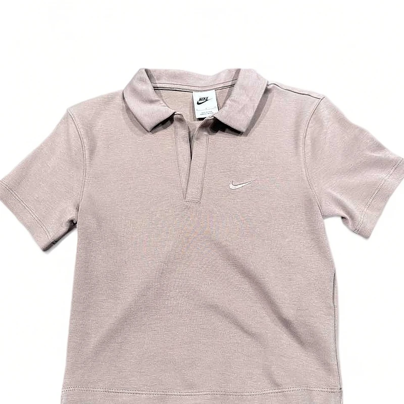 NIKE/耐克女子针织有领运动短T恤 DV7885-214