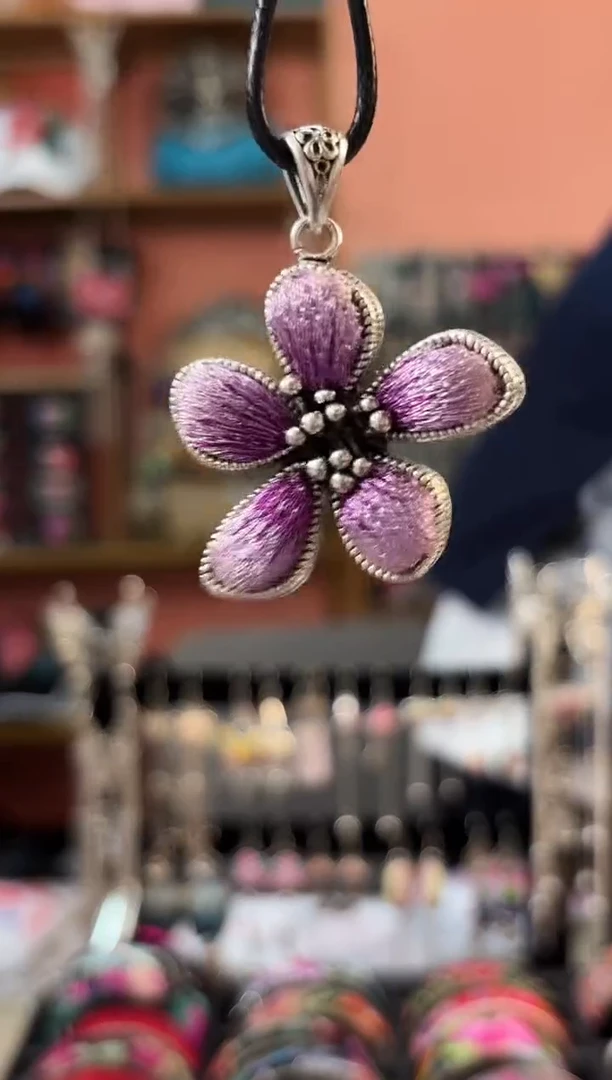 织绣艺枝独绣老绣饰品170