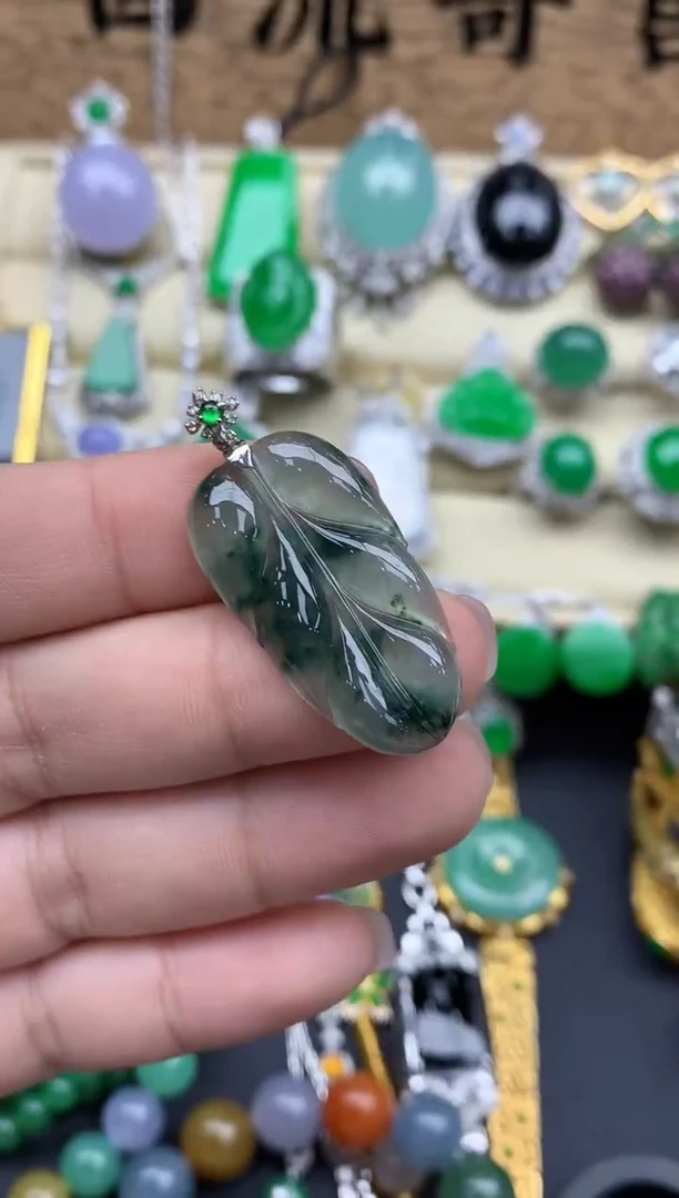 【闪购商品】翡翠颈饰18K金镶嵌344-中国好珍宝