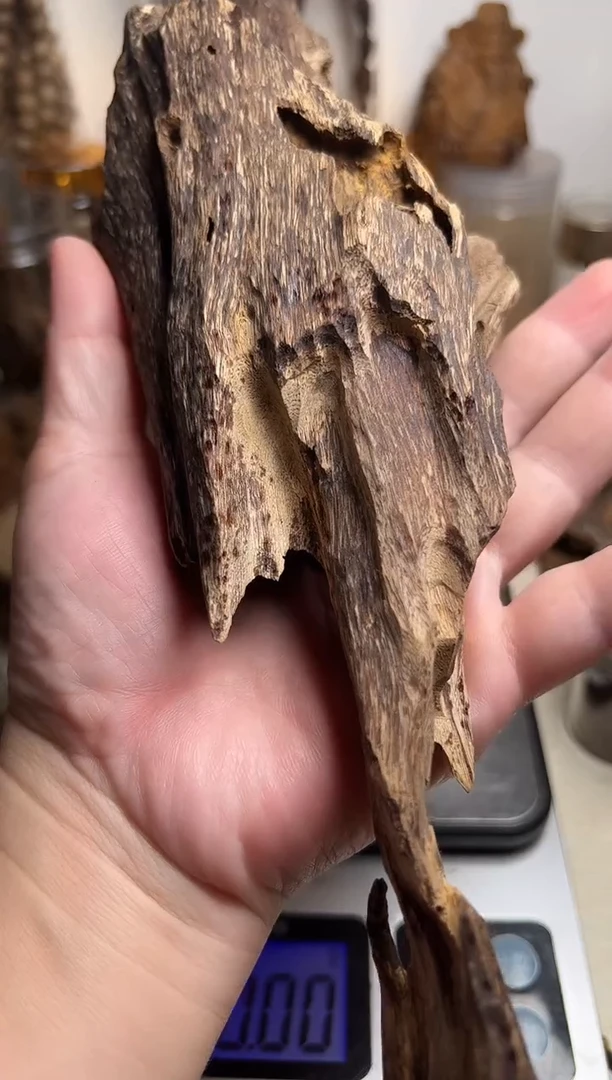 沉香碎屑沉香海南沉香虫漏112克