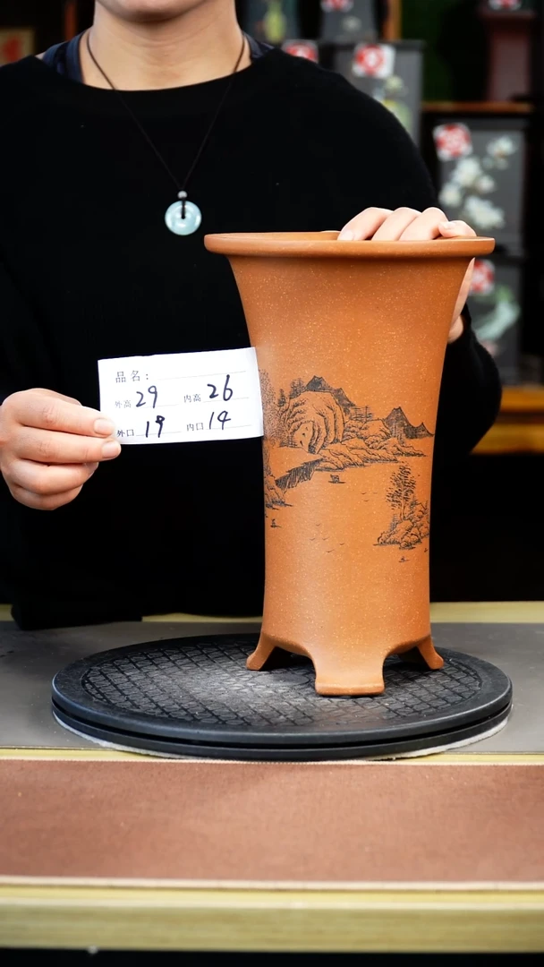 紫砂花盆紫砂花盆