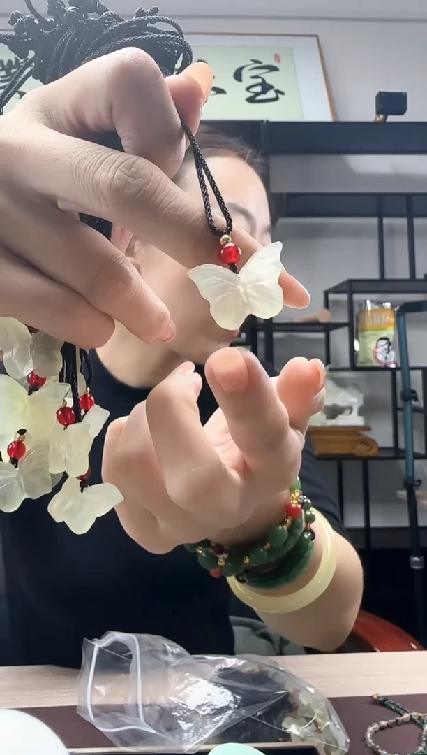 未镶嵌岫玉颈饰多样性发货拍一发一