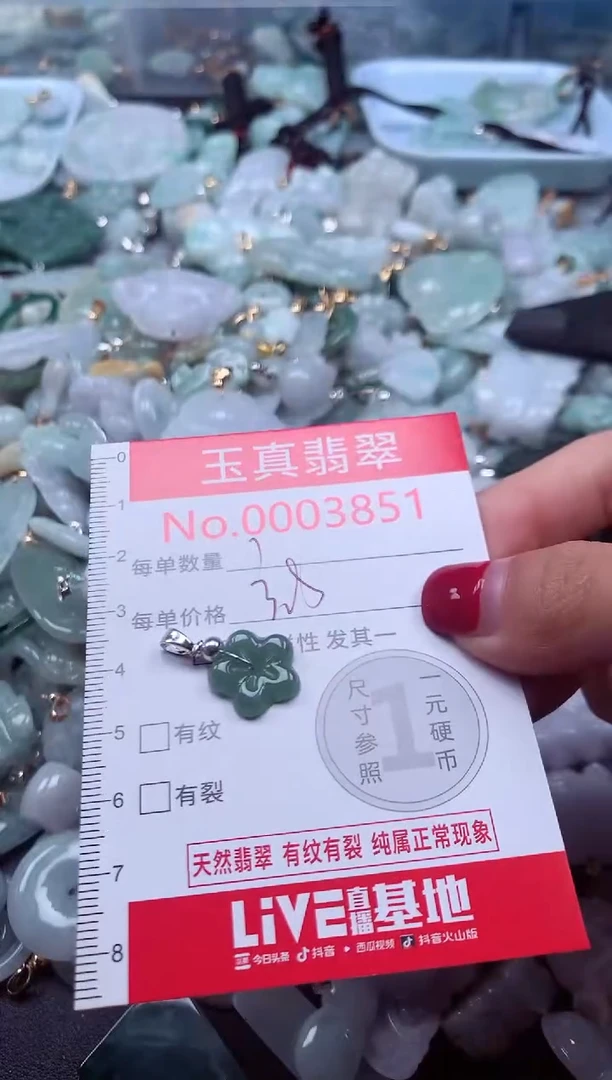 颈饰未镶嵌翡翠3851