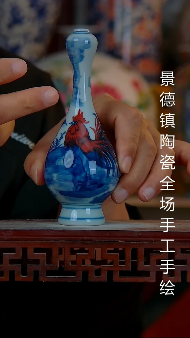 摆件陶景德镇陶瓷 全场手工手绘