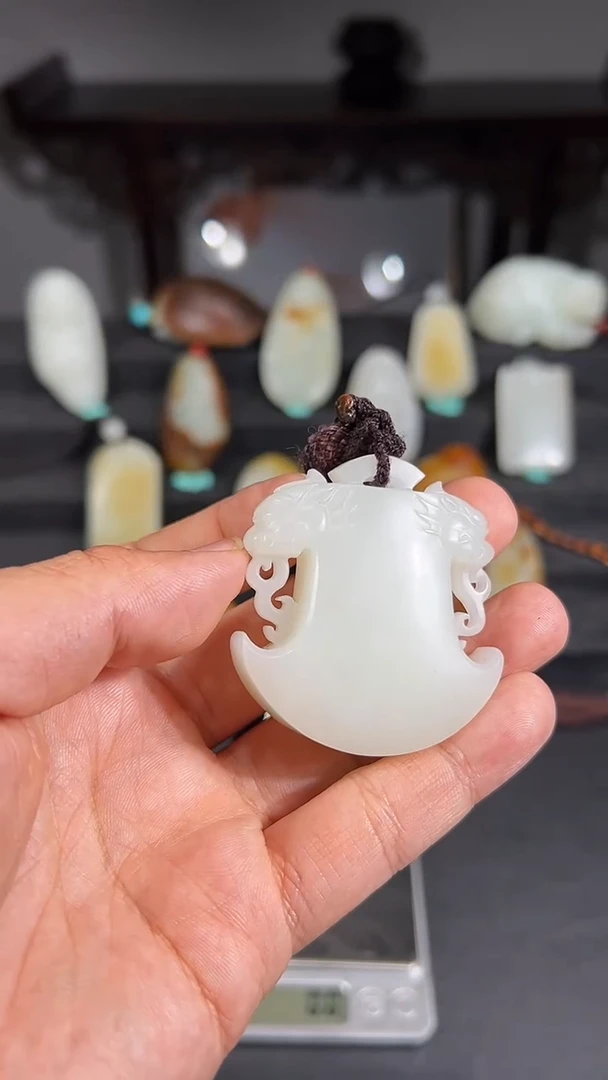 和田玉未镶嵌挂件其他