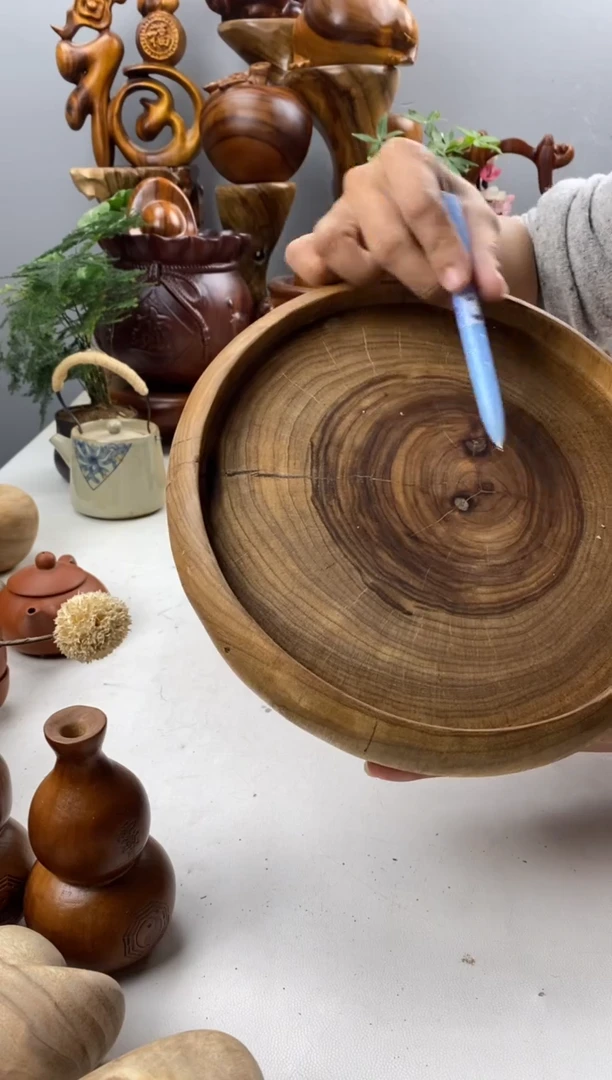 香樟木A6圆盘/尺寸26*25*4