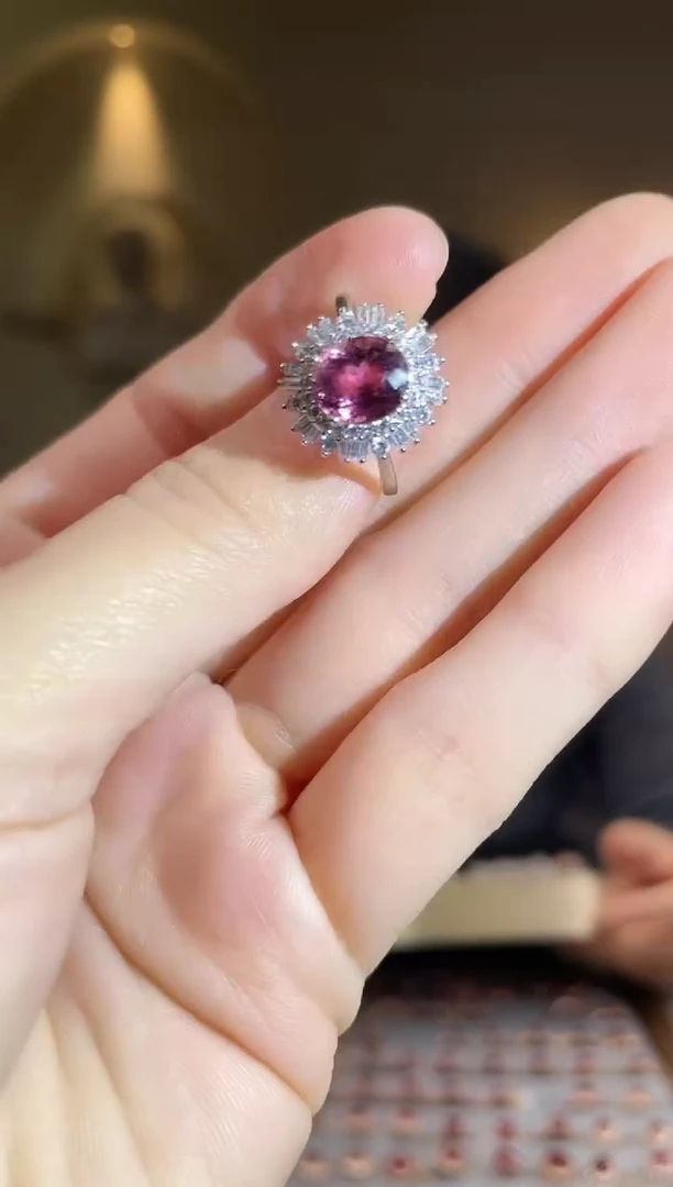 银S925镶嵌手饰碧玺手饰