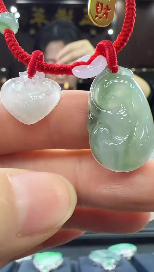 【闪购商品】翡翠挂件未镶嵌脚链