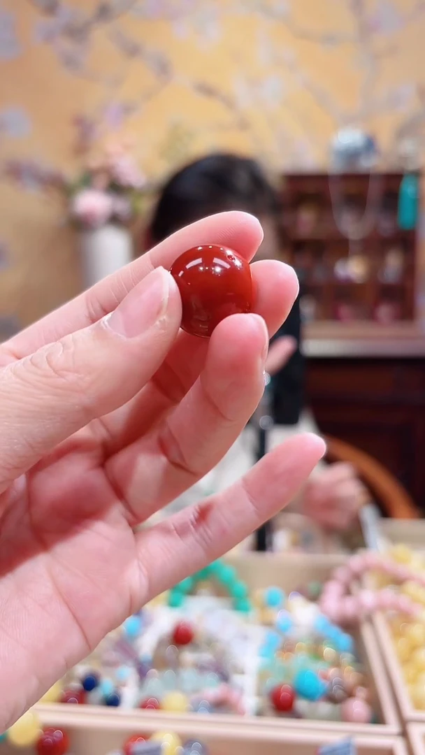 吊坠(不含链)未镶嵌南红玛瑙设计款单珠