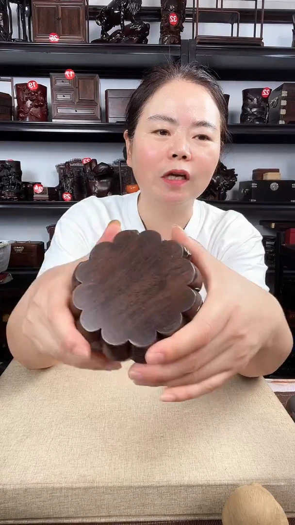 木竹节圆老李红木工艺品