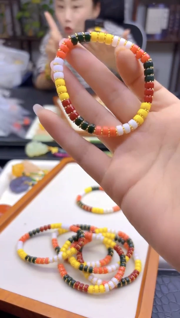 未镶嵌手链翡翠DIY款S936