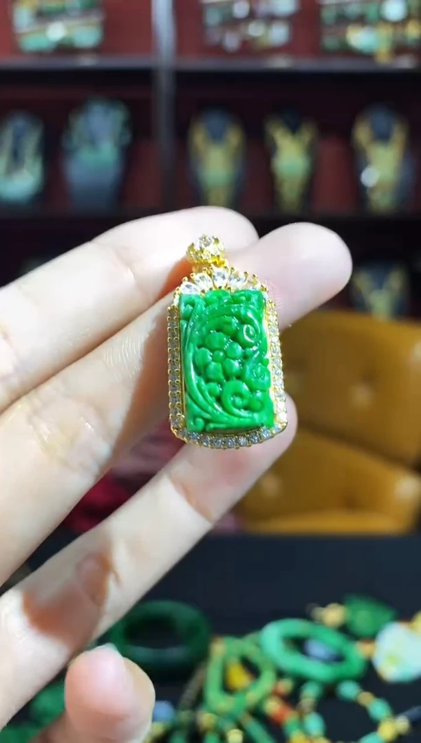 颈饰未镶嵌翡翠翡翠吊坠