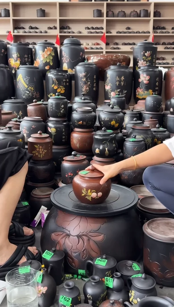 罐瑕疵茶叶罐 小苹果古铜色 638