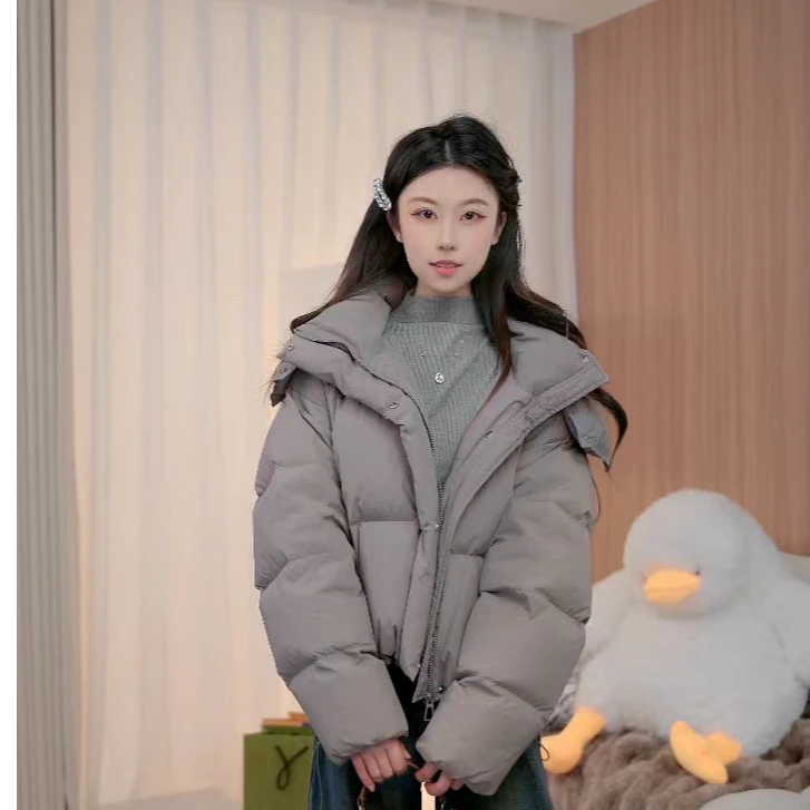 冬季潮流短款女士气质时尚休闲女装保暖短款百搭女款韩版宽松