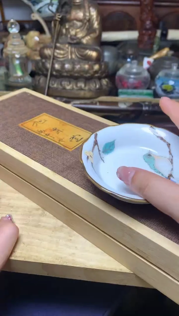 紫砂盖碗瓷器默认微瑕瓷器