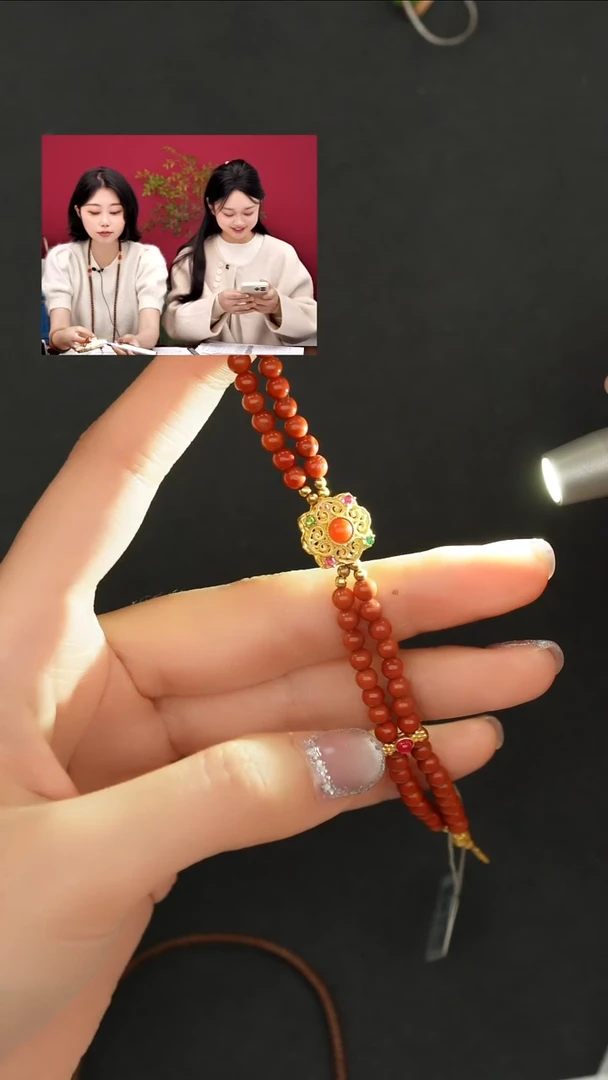 未镶嵌手串南红玛瑙QSY044天然南红手串