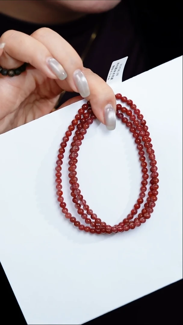未镶嵌多圈南红玛瑙南红圆珠多圈 卡4-5左右