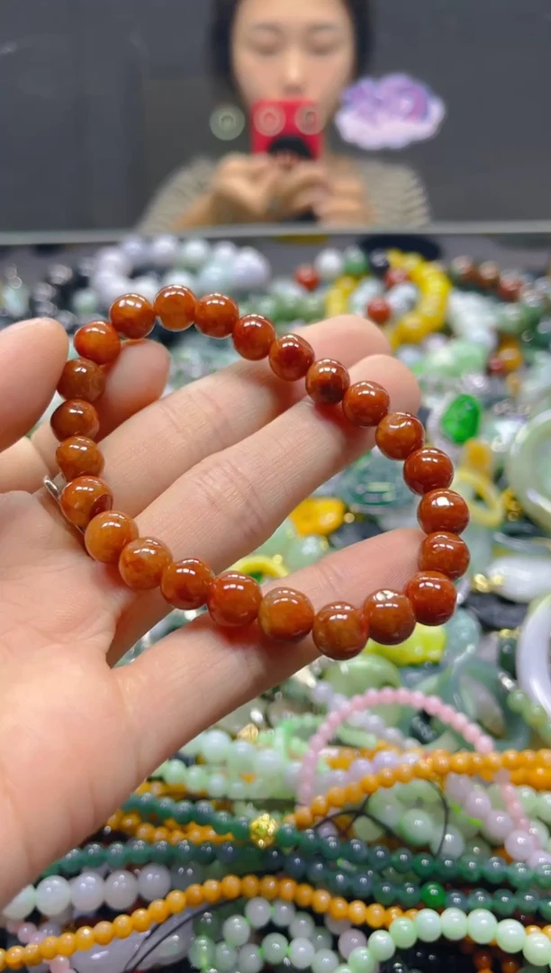颈饰未镶嵌翡翠7MM