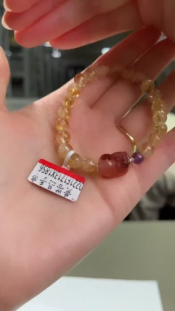 未镶嵌手链水晶黄塔晶貔貅手链