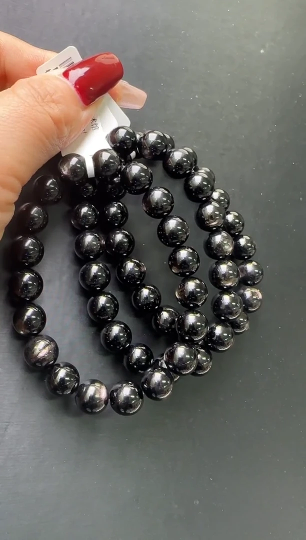 【闪购商品】辉石手串未镶嵌金运石手串10m+多样性发一M37971