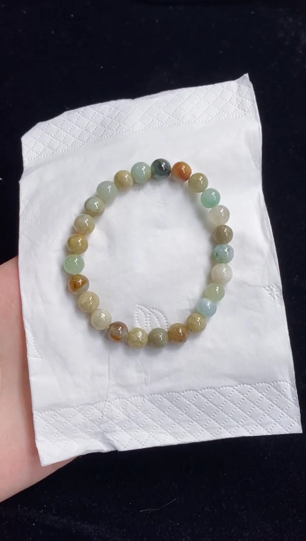 未镶嵌手串翡翠99号链接天然缅甸翡翠A货一物一证发货