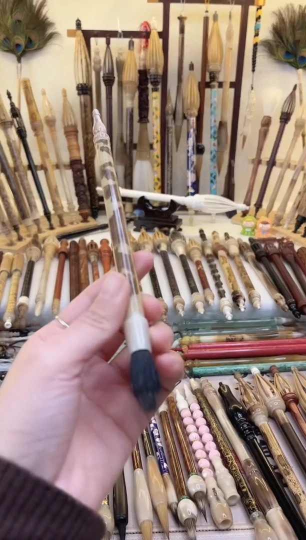 他****空【清水试笔，拒绝蘸墨】墨琳笔庄毛笔1支