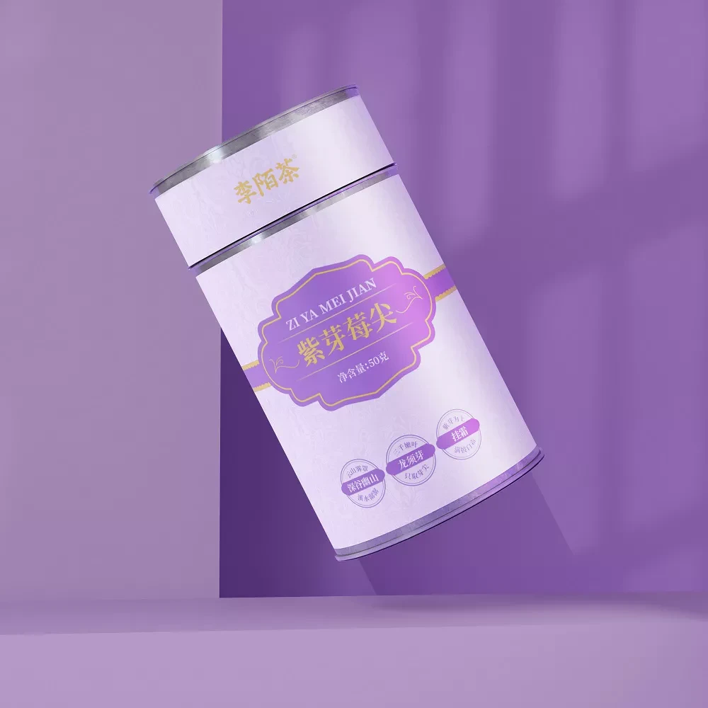 【好茶推荐】正宗紫藤龙须芽尖莓茶小益茶礼盒装罐装组合茶叶 -L11