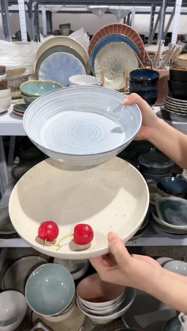 【闪购商品】瓷片外贸尾货瑕疵满20包邮X2 深盘组合