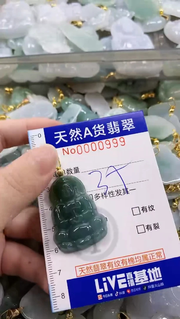 颈饰未镶嵌翡翠天然A货翡翠