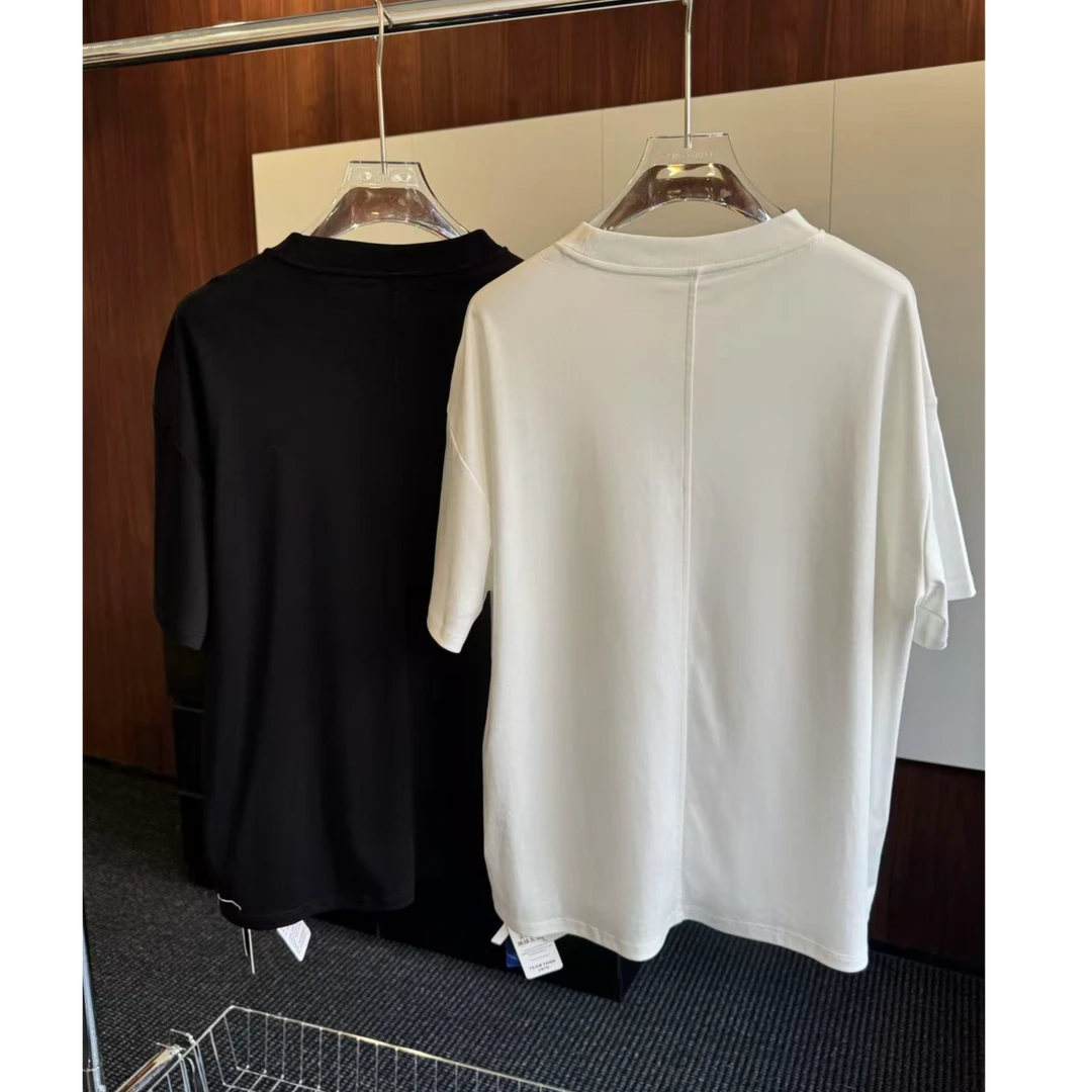 Team Yang-夏日单品TR设计师款匹马棉纯色圆领T恤短袖上衣2026