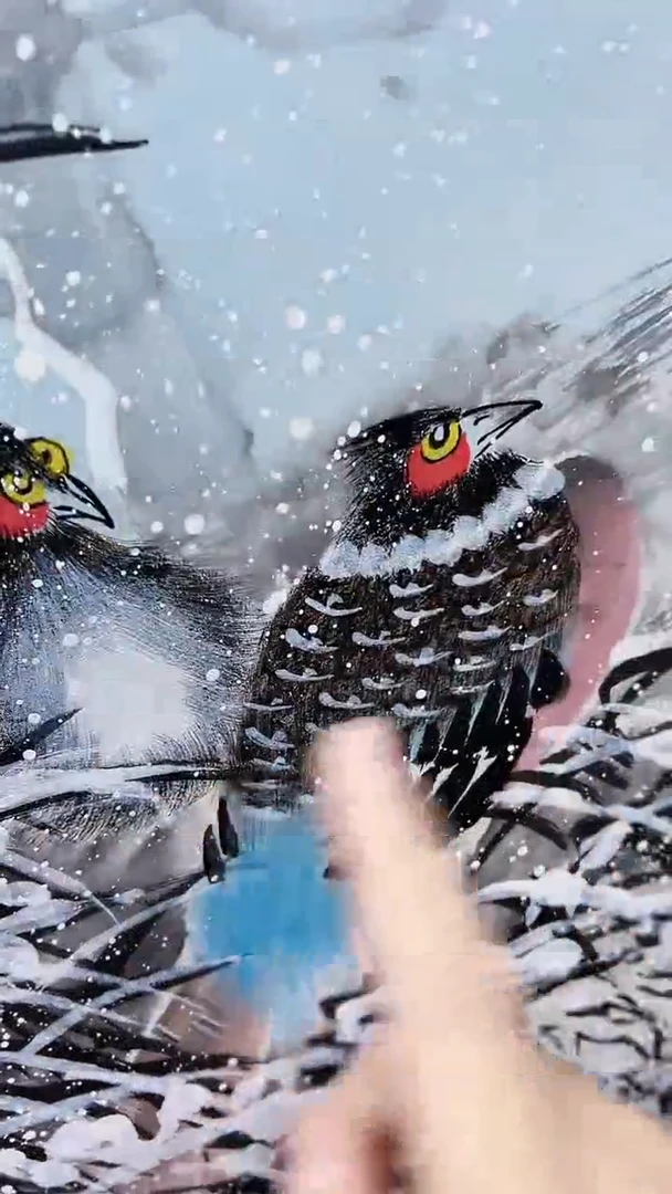 【闪购商品】绘画柳晓叶绘画2平尺花鸟