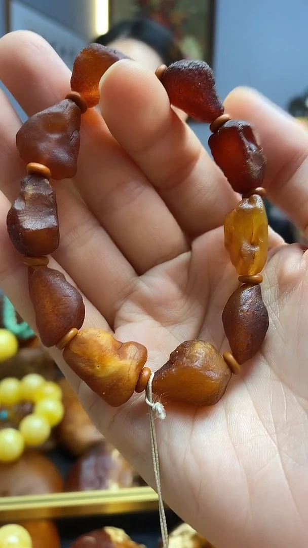 手链琥珀未镶嵌手串