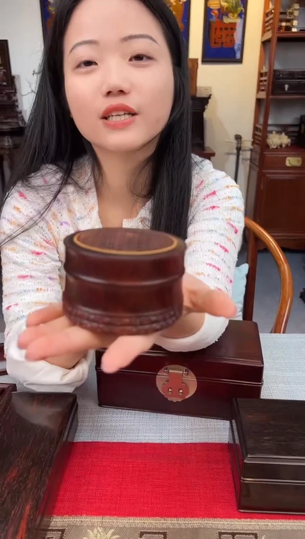 紫檀木类成套家具高级香炉   一物一拍