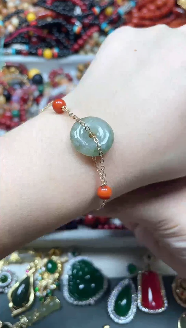未镶嵌手绳翡翠多样性发货拍一发一