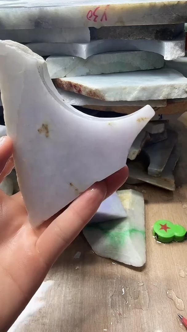 裸石翡翠天然翡翠A货花362