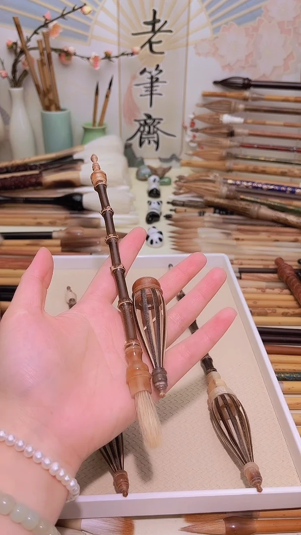 【闪购商品】定制紫竹根仿唐款极北纯雪兔出峰3.0