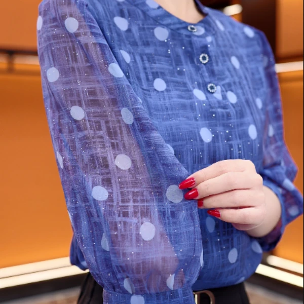 FZ398柔蓝水盈2025新款小衫洋气衣服套头衬衫短袖女上衣打底时尚