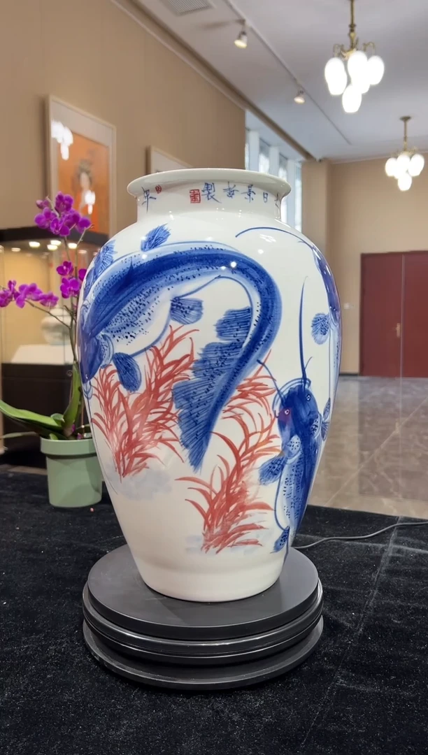 其他瓷崔景哲-瓷器-C大-年年有余