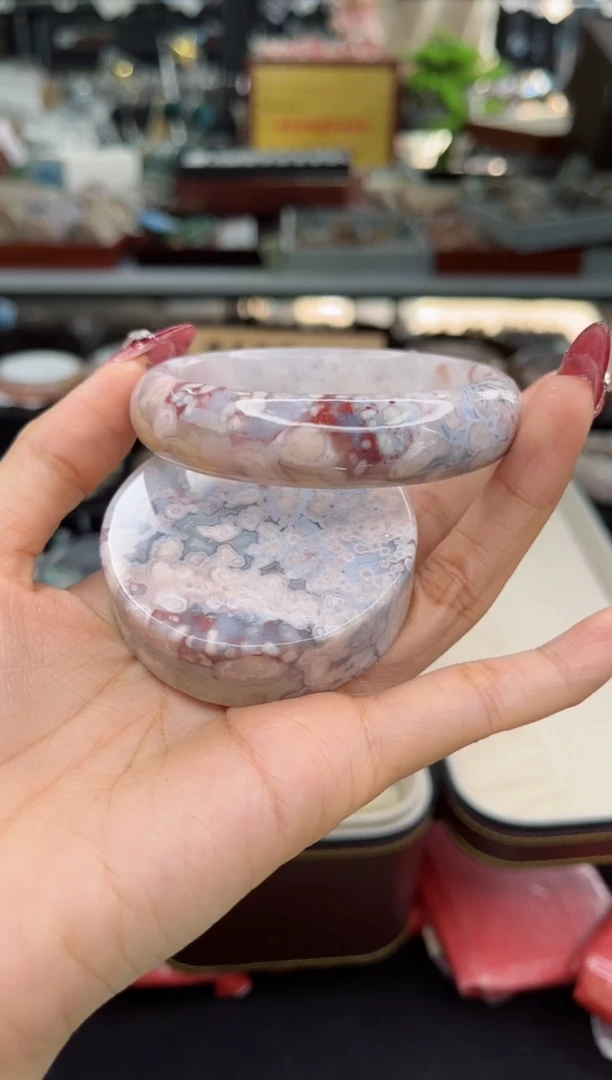 【闪购商品】石英质玉手镯未镶嵌60圈口（赠品镯心）3430187