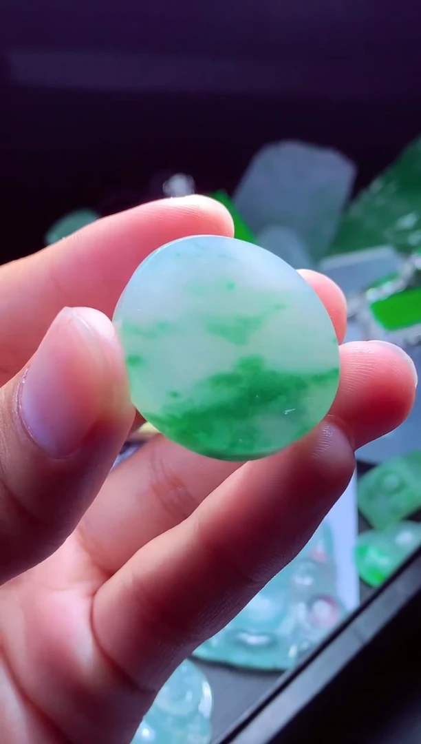 定制翡翠未镶嵌笙*#翡翠毛货定制